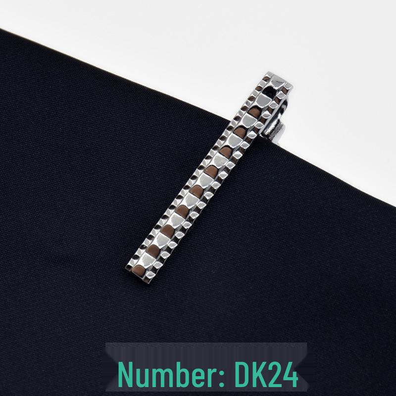 Men's 4cm Korean Style Silver Tie Clip - Suit & Shirt Accessory