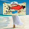 Personalized Halloween Party Invitation Beach Towel Microfiber Beach Towel Thin Absorbent for Beach Swimming Yoga Bath Sports. 0910249