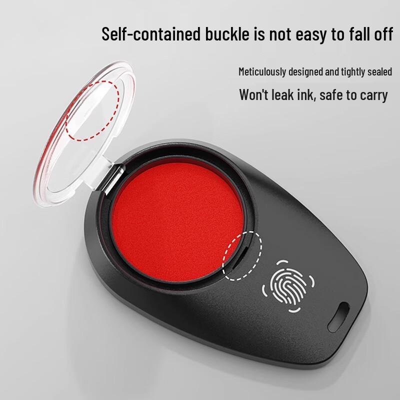 Portable Quick-Drying Fingerprint Ink Pad