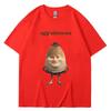 Streetwear Morsom Egg Ed Sheeran Meme Grafisk T-skjorte Pustende Casual Kortermet Herre Dame T-skjorter Oversized Gave