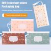 1 st Eva Bärbar Snäpprem Papperslåda Våtservettpåse Vändlock Kosmetikapåse Utomhus Användbar Barnvagnstillbehör