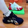 Male and female dad shoes four seasons sports shoes soft sole fashion casual sports non-slip flat shoes