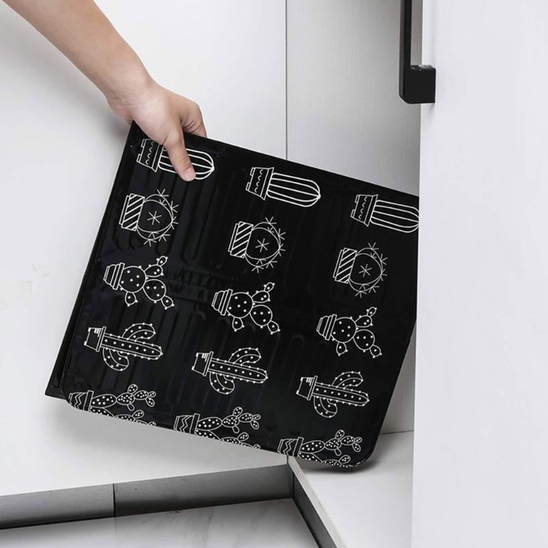Reliable Oil Barrier Grease Protector Aluminum Foils Material Oil Blocker Oil Deflector Cooking Tool Perfect for Kitchen