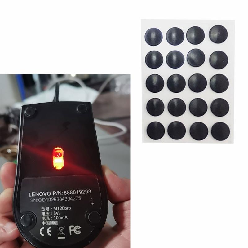 1 Set 0.6mm Thickness Replace Curve Edge Mouse Feet Mouse Skates for  G1/MX300/M100/M235/M210/M180 Mouse