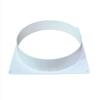 Air Vent Duct Connector Flange Straight Ventilation Pipe Plastic Ducting Tools Square Bottom Joint Air Conditioning Vent Adapter
