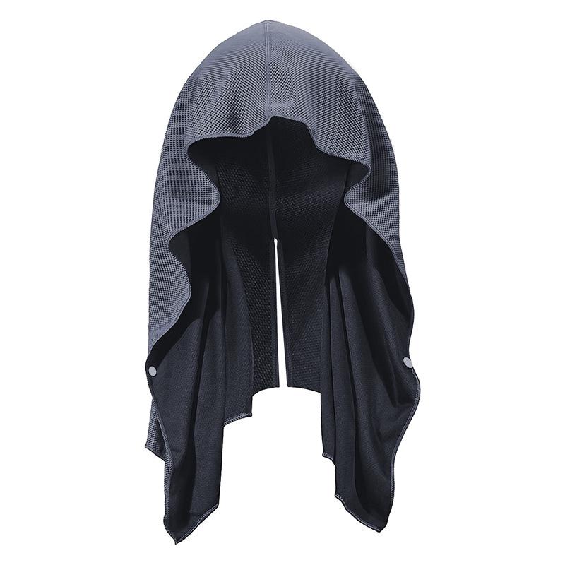 U-Shaped Quick-Dry Cooling Hoodie Towel for Gym, Beach, Camping, Sun Protection & Sport