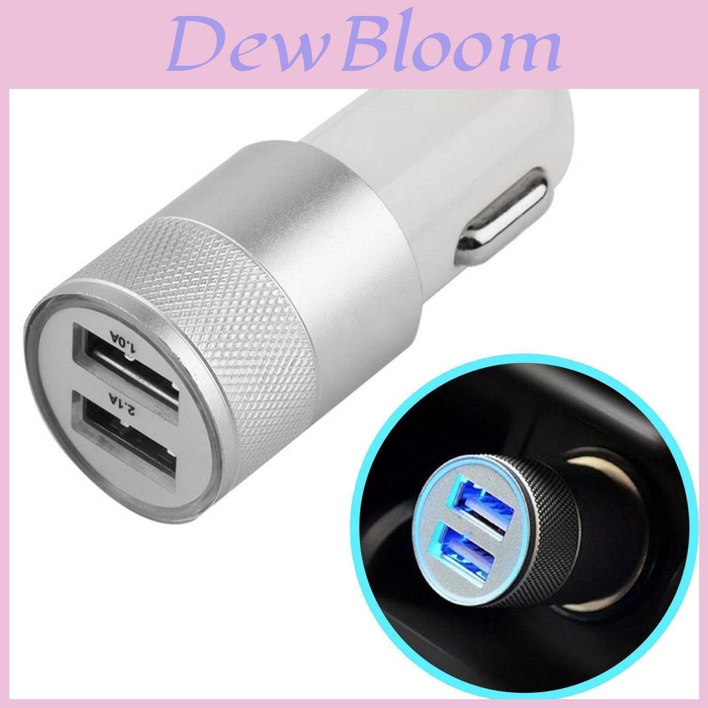 Usb Led Dual Port 21a Fast Car Charger Adapter For Iphone Ipad Galaxy Samsung