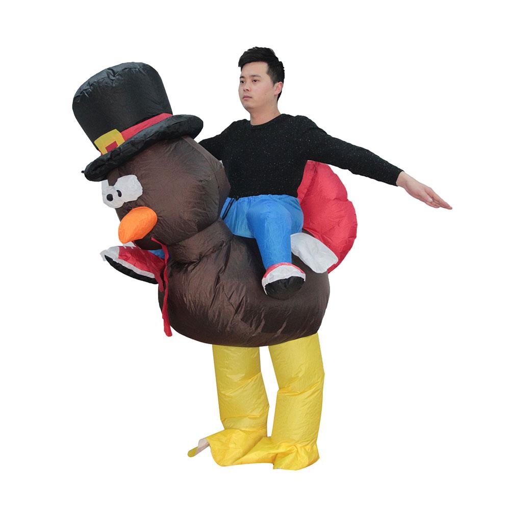 Inflatable Halloween Costumes Turkey Costume for Men
