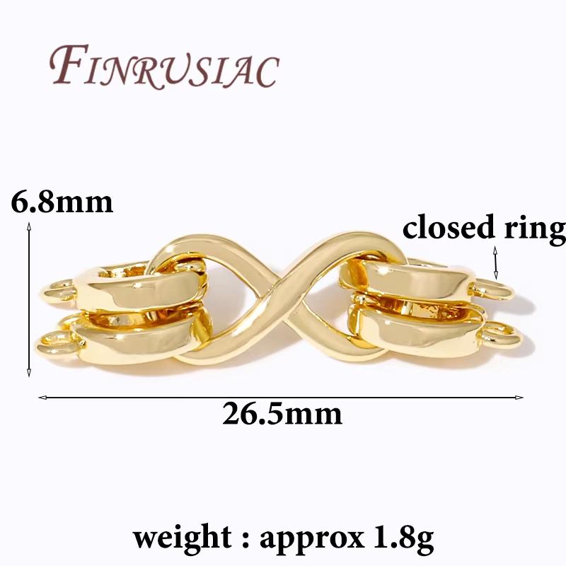 3 Stile 18 Karat Vergoldete Mehrreihige Perlenverschlüsse Für Halskettenherstellung, Armbandverschluss-Verbinder Für Schmuck-DIY-Zubehör