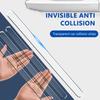 SEAMETAL 4PCS Extended Car Door Bumper Strip Transparent Car Body Protector Anti-scratch & Anti-Collision Rearview Mirror Protective Sticker