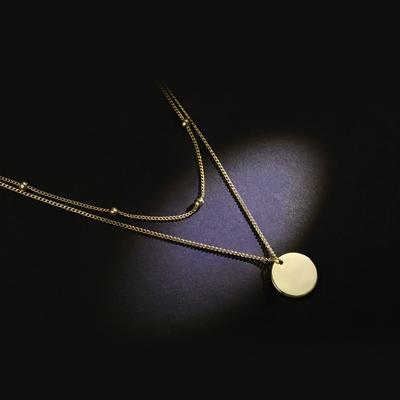 925 Sterling Silber Doppelschicht Runde Perle Charm Anhänger Halskette Für Frauen Hochzeit Schmuck Zubehör Halsband Kragen dz683