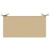 2 piece Bench Cushion Set SOEST 2 pcs. 100percent  Polyester Beige