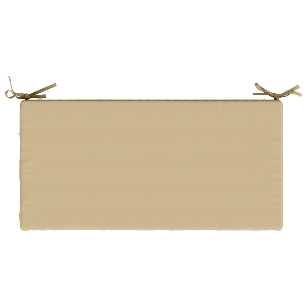 2 piece Bench Cushion Set SOEST 2 pcs. 100percent  Polyester Beige
