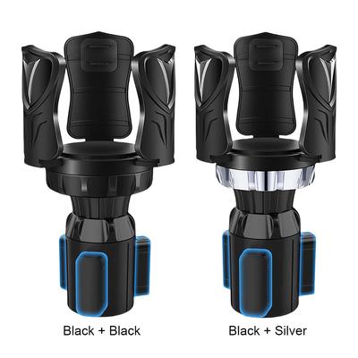 Automatic Large Water Bottles Holder Adjustable Arms & Base Insert Large Cup Holder Expander for 10 To 46oz Tumbler & Coffee Cup