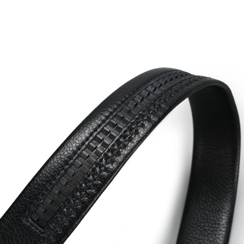 Microfiber Edging Automatic Buckle Belt  Men's Casual Belt  Men's Trouser Belt