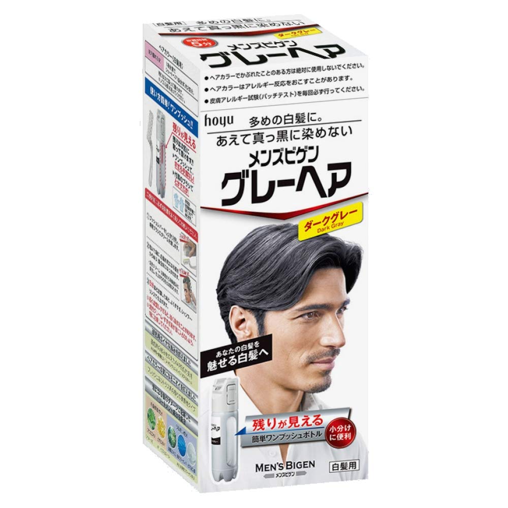 

Hoyu Bigen Gray Hair 1 средство 40 г 2 средства 40 г для мужчин (Темно-серый) +