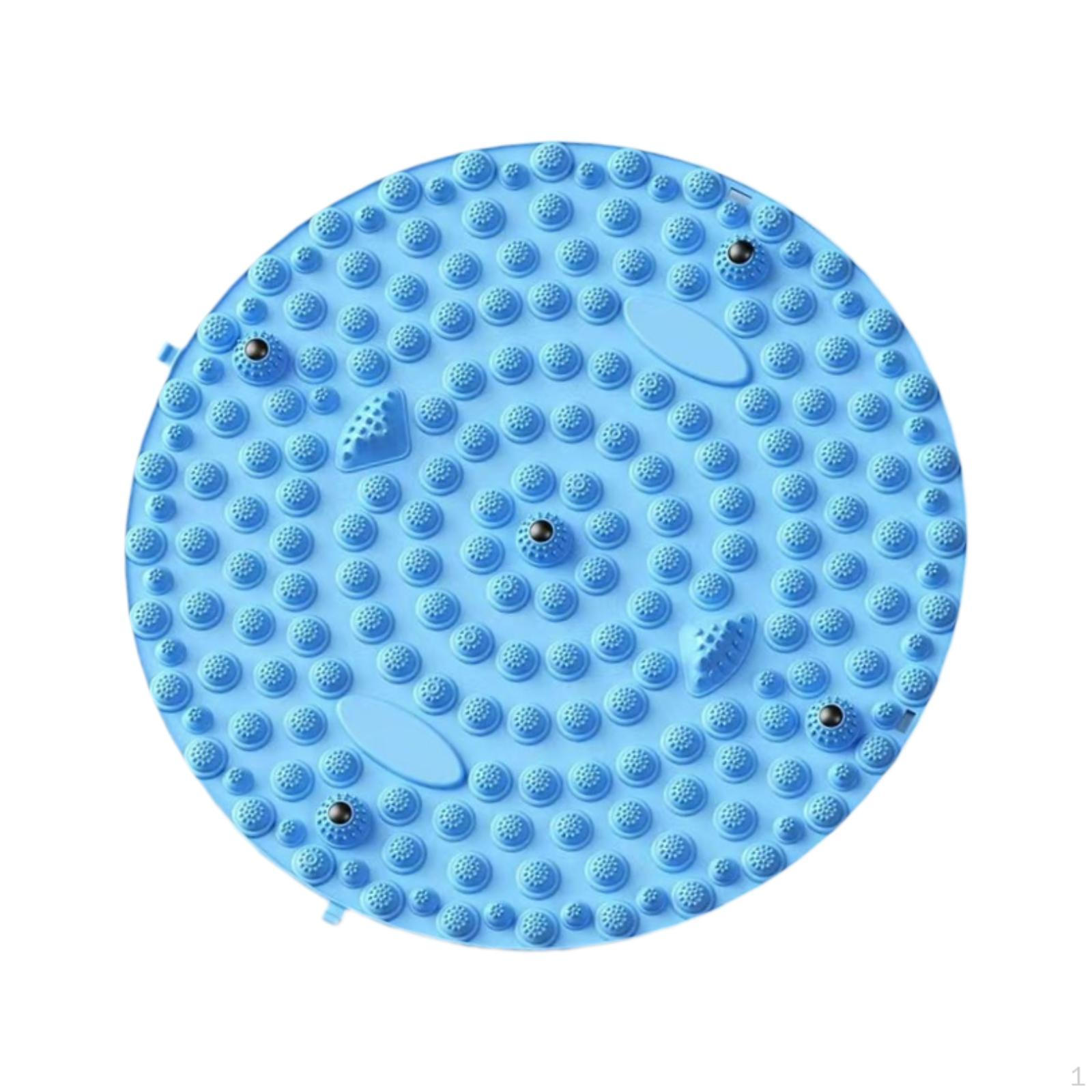 

- Массажная подушка для ног, коврик для ванной с точками давления, сенсорный коврик для акупрессуры blue round