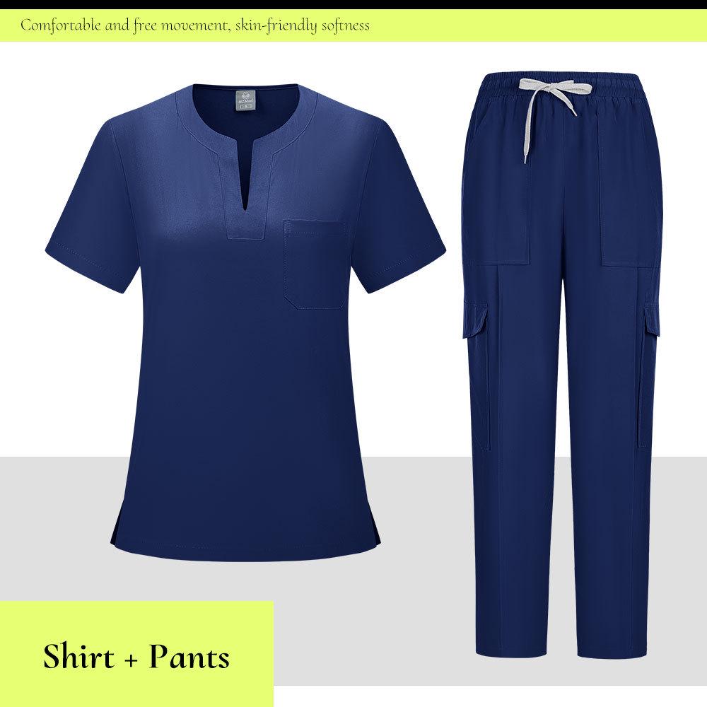 Children’s Hospital Nurse Uniform - Women's Breathable, Sweat-Absorbent Medical Scrub Set