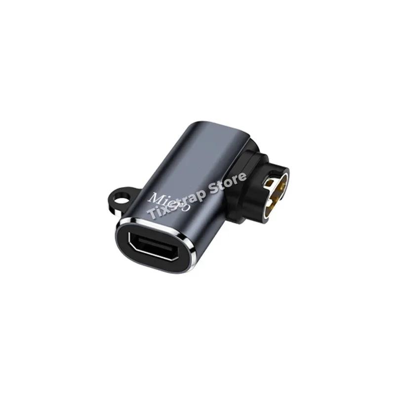 Konektor adaptéru nabíječky USB typu C/Micro/IOS na 4piny pro hodinky Garmin Fenix 7/6/5/7X/6X/5X/ Venu 2 plus Převodník nabíjení