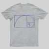 Fibonacci Spiral Geek Graphic T-Shirt