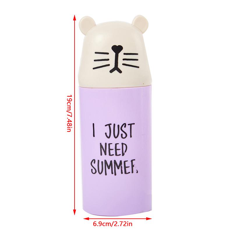 

Дорожный Портативный Стакан для Зубной Щетки Держатель для Зубной Пасты Контейнер для Хранения Органайзер Дорожный Стакан для Туалетных Принадлежностей Мультяшный Медведь