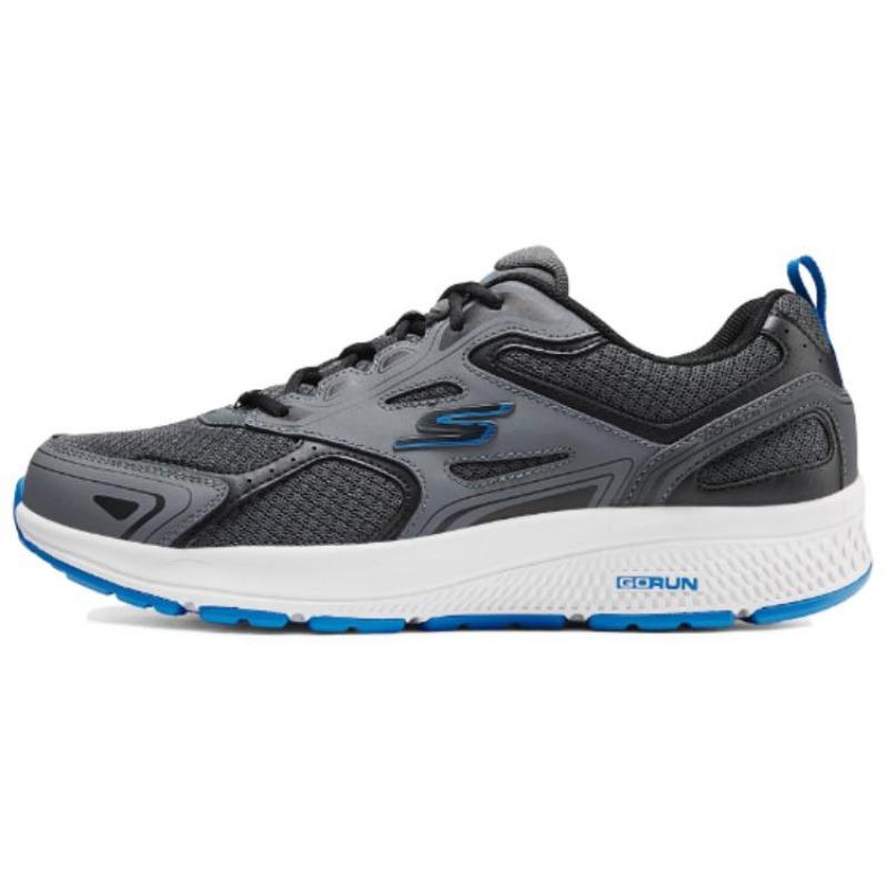 Skechers Men s GO Low Top Casual Running Shoes Gray Black 220034-CCBK 41