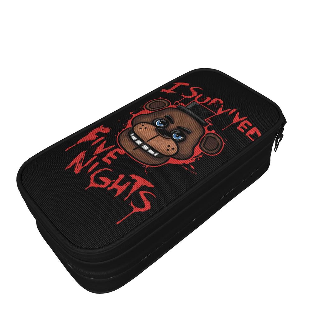 New Fnafed Game Pencil Case Roxanne Wolf Pencilcases Pen for Girl Boy Big Capacity Bags Students School Gift Stationery
