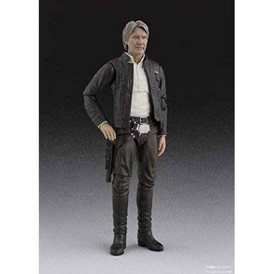 TAMASHII NATIONS S.H. Figuarts Star Wars Han Solo (STAR Force Awakens) PVC ABS Painted Movable Figure