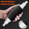Siphon Hand Pump Manual Hand Pump for Gas Petrol Oil with Syphon Hose Portable High Flow Car Fuel Transfer Pump