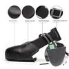 Cubrezapatos de Seguridad con Correa Ajustable, Punteras de Acero Antiaplastastamiento, Cubrezapatos Protectores Antideslizantes para Hombres y Mujeres