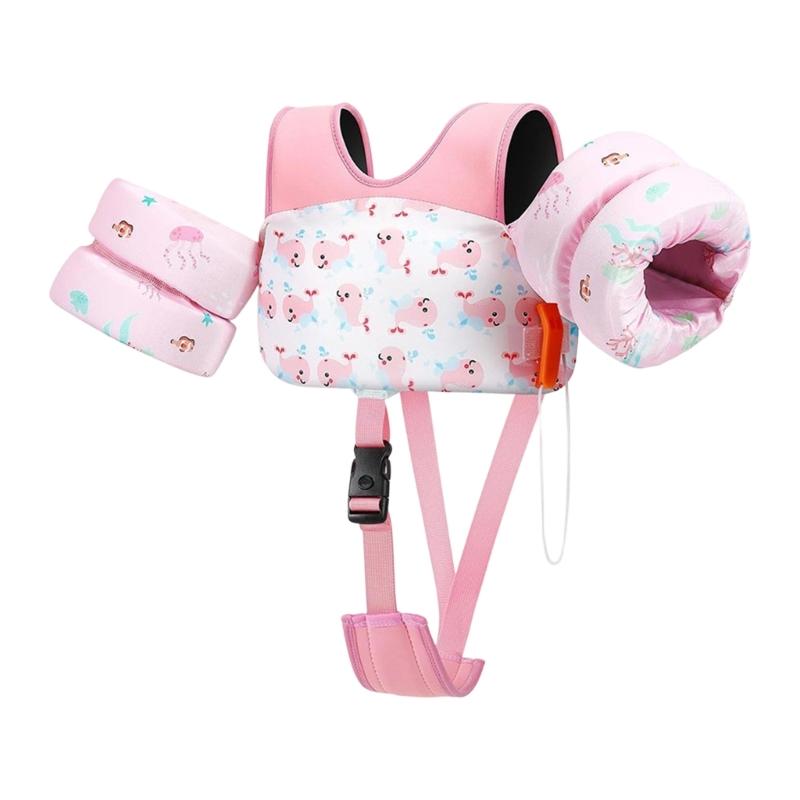 Toddlers Swimming Training Jackets Kids Swim Vest Float Jackets Toddlers Floatie Assist Swimwears Water Pool Accessory
