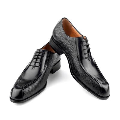 Mode Deluxe Herren Lederschuhe Formelle Kleiderschuhe Hochzeitsfeier Oxford Handgefertigt Bequem Schnürschuhe Echtes Leder Herrenschuh