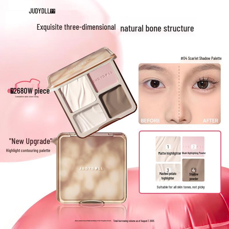 Judydoll Highlighter & Contour Palette - 1 piece