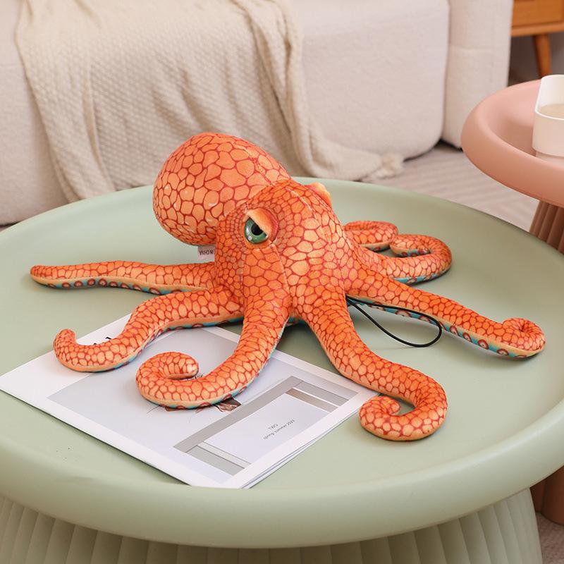 Octopus Plush Toy - Eight-Armed Doll, Children's Game Prop, Underwater Squid Ornament, Gift.
