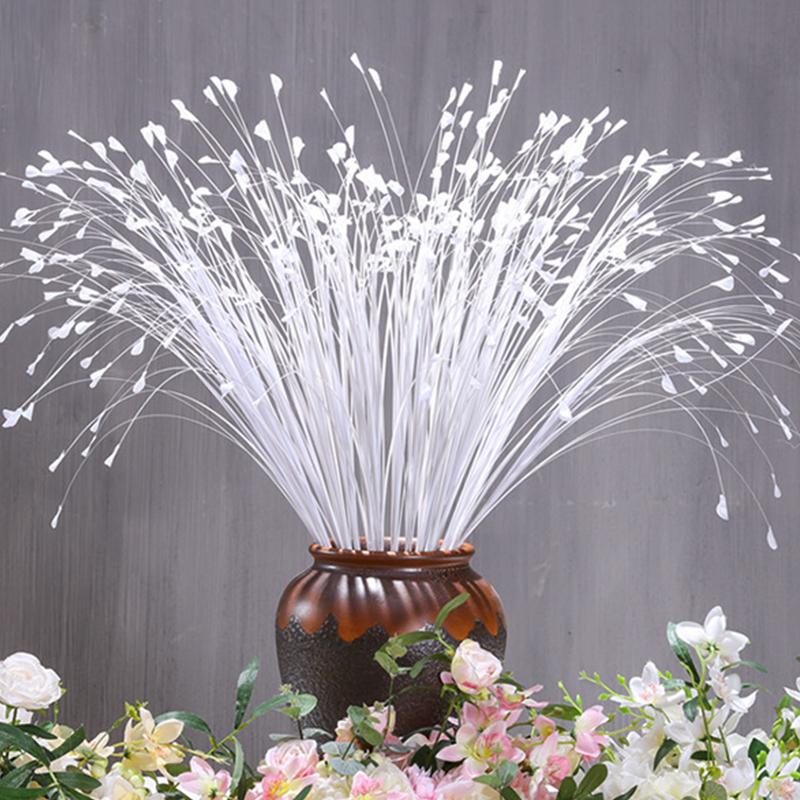 1PC Decorazione Poliestere Erba Pavone Simulata Scenografia Fotografica Composizione Floreale Vivace 80CM