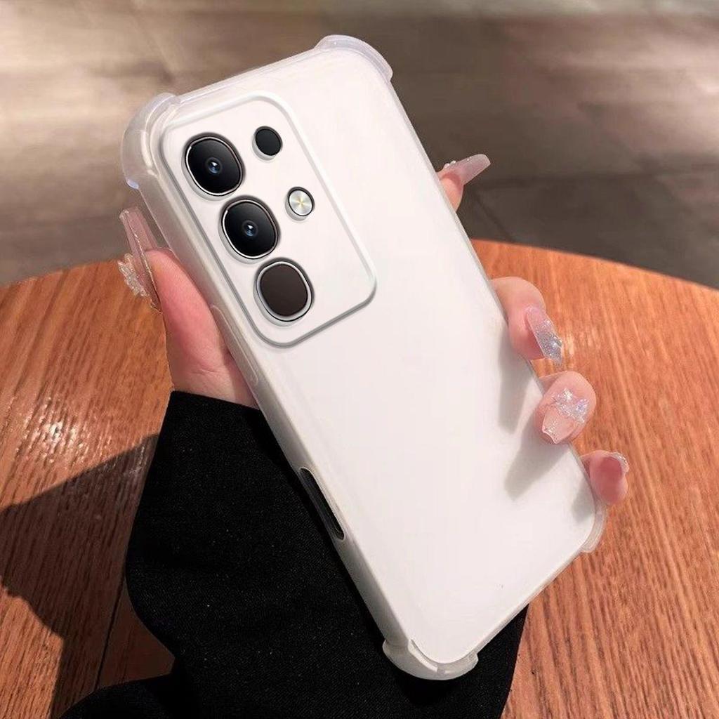 Case for Vivo Y29 4G Shockproof Airbag Bumper Casing Frosted Translucent Cover