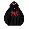 American Retro Hip-Hop Spider-Man Hoodie for Boys & Girls - Loose Fit Couple Outerwear for Fall & Winter