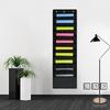 Wall Hanging File Organizer Folder Durable Tear Resistant Organization Pocket with 10 Pockets Heavy Duty Storage Bag