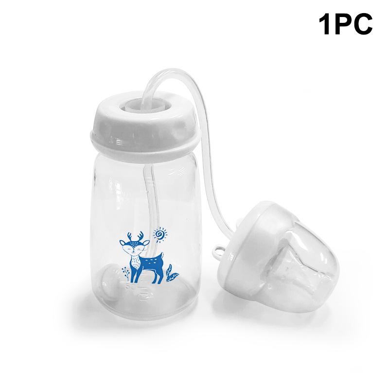 

Hands-Free 150Ml Wide-Neck Baby Bottle,Milk Storage Bottle,Pacifier,Multi-Function Anti-Drop Gravity Ball Feeding Bottle 1PC синий