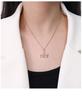 Minimalist Cold-Hearted Choker Necklace with Titanium Steel Eight-Pointed Star Pendant