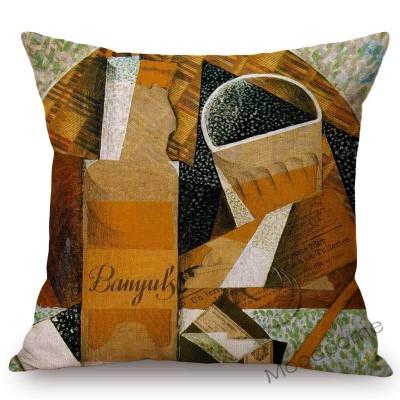 Spanish Abstract Cubism Artist Juan Gris Innovative Modern Art Home Decoration Sofa Pillow Case Cotton Linen Nordic Cushion Case