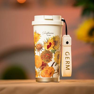 GERM Sonnenblumen-Schimmer Kaffeetasse