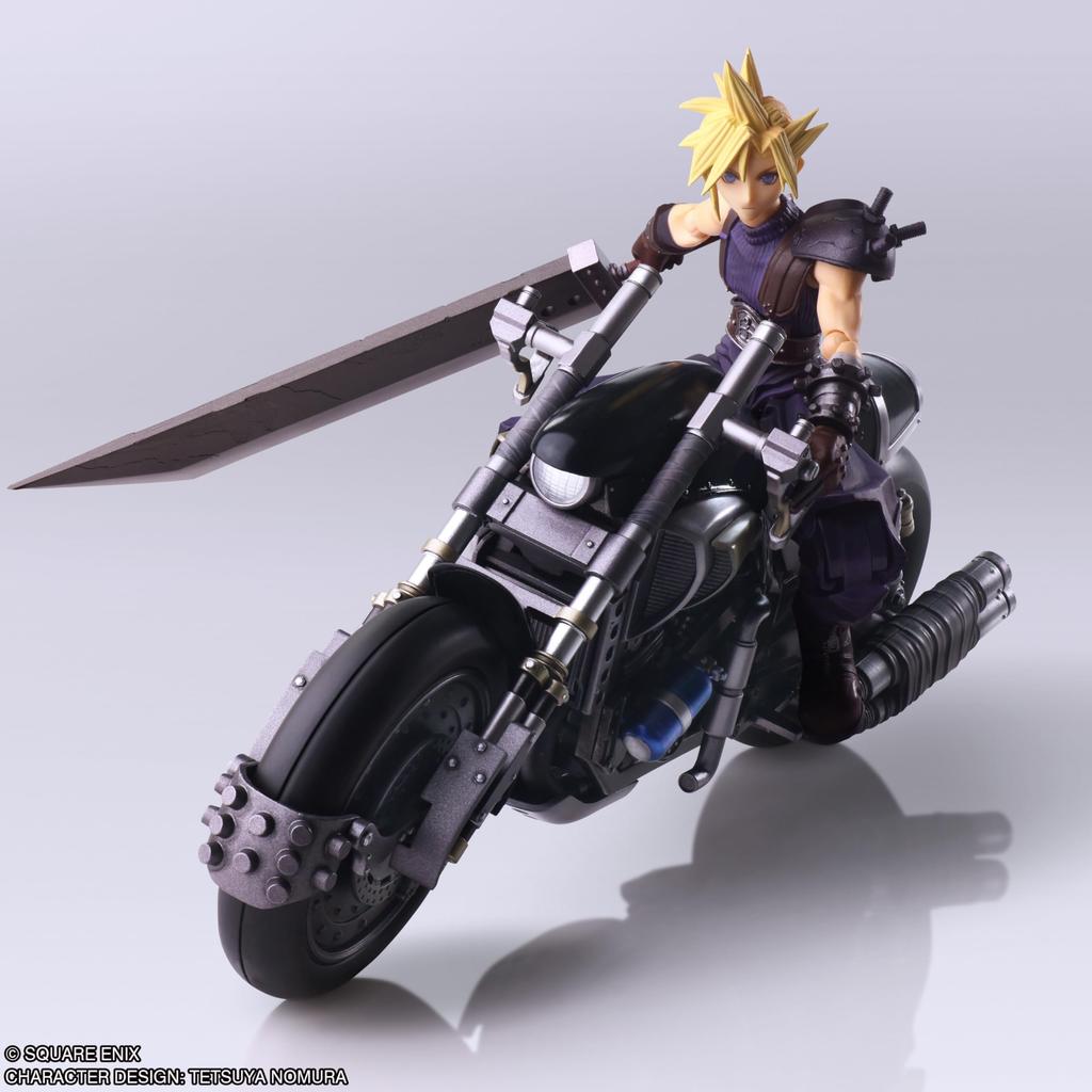 FINAL FANTASY VII BRING ARTS Strife PVC painted action figure <Cloud & Hardy-Daytona>
