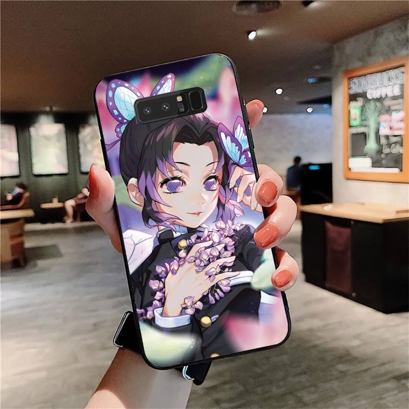 

YNDFCNB аниме Demon Slayer Kanao Shinobu sama чехол для телефона для Samsung Note 5 7 8 9 10 20 pro plus lite ultra A21 12 72 A310 or A3 2016