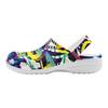 Women Men Printed EVA Beach Shoes Lightweight Breathable Slip On Garden Clogs Pool Bathroom Home Summer Sandals Daily Wear