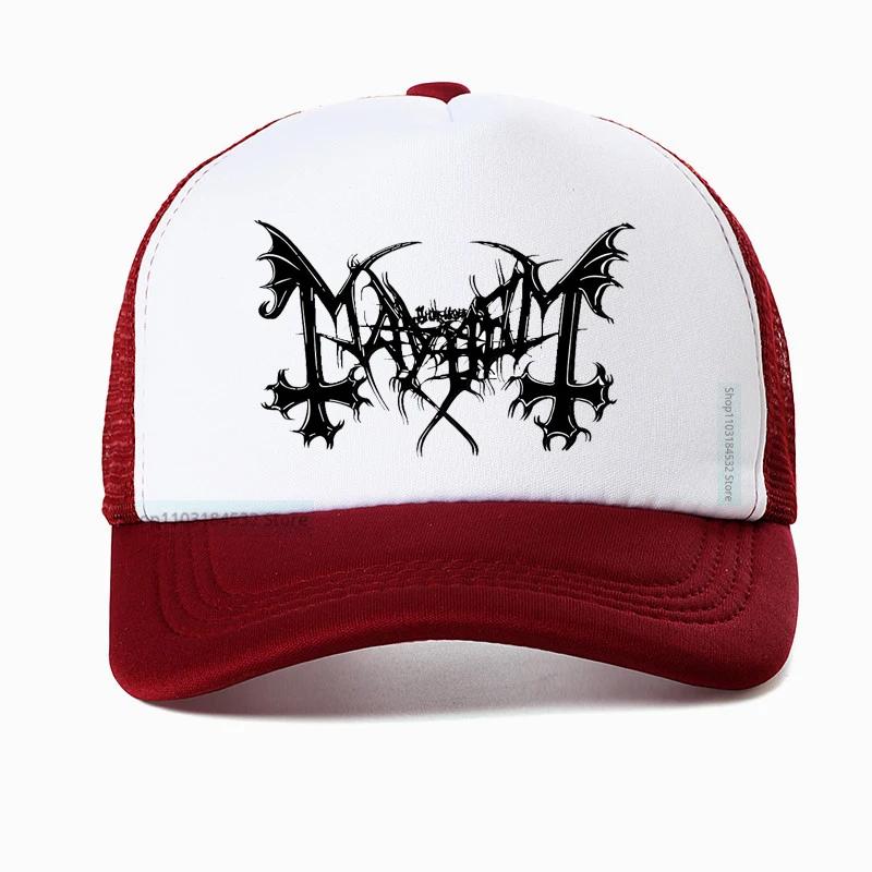 Rapper Mayhem Death cappello Unisex Moda Heavy Metal cappello band norvegese Anime Rock Hip hop cappelli Berretto Cappelli Snapback