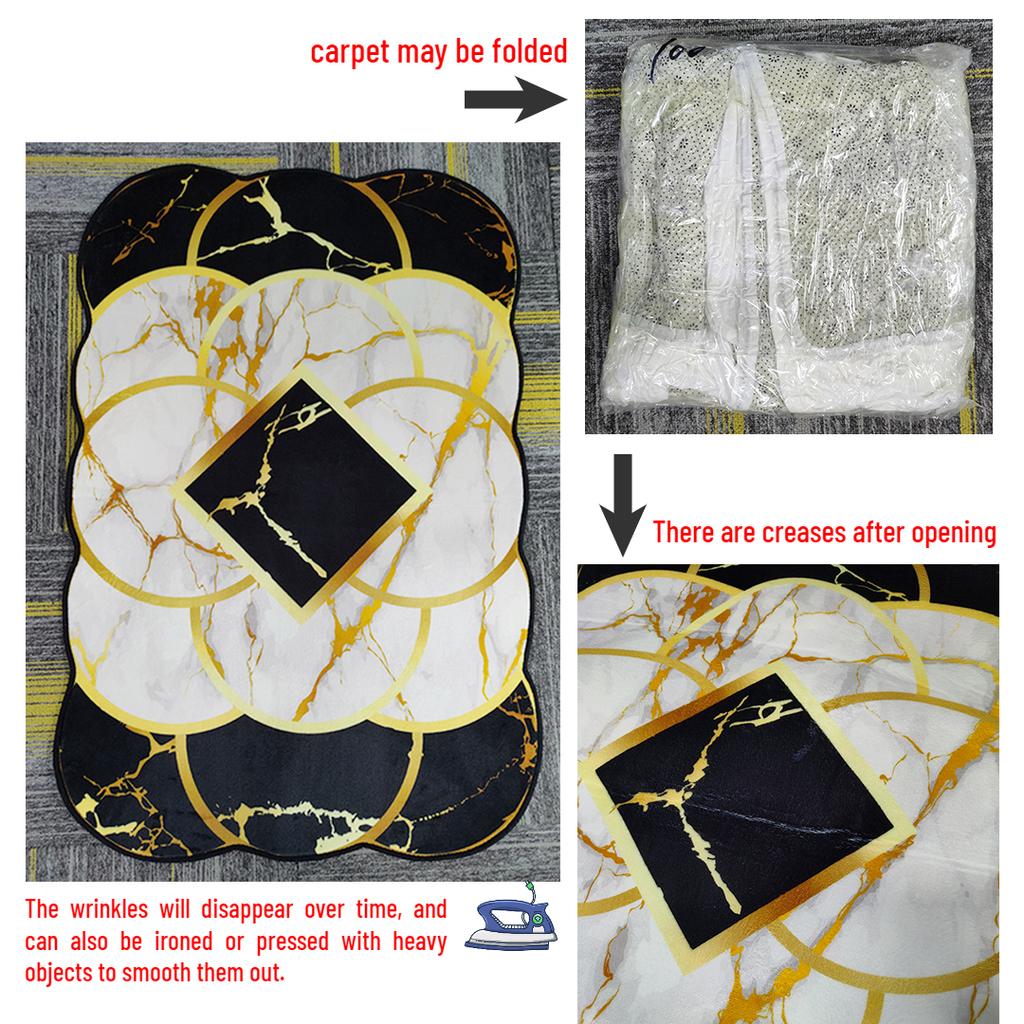 Ancient Carpets for Living Room Decoration Luxury Large Soft Rugs for Bedrom Printed Washable Home Bath Mat Room Decor Adult