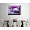 Diymood DIY 5D Diamond Painting Kits for Adults Purple Woods Waterfall - Diamond Art Kits for Adults | Full Drill Round | Crystal Mosaic Picture |