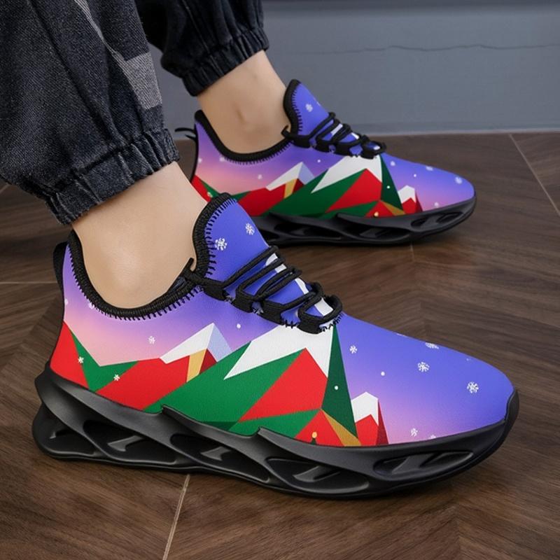 YRZL Mens Athletic Shoes 2025 Breathable Lightweight Sneakers Non Slip Training Shoes Comfortable Sports Walking Shoes For Men