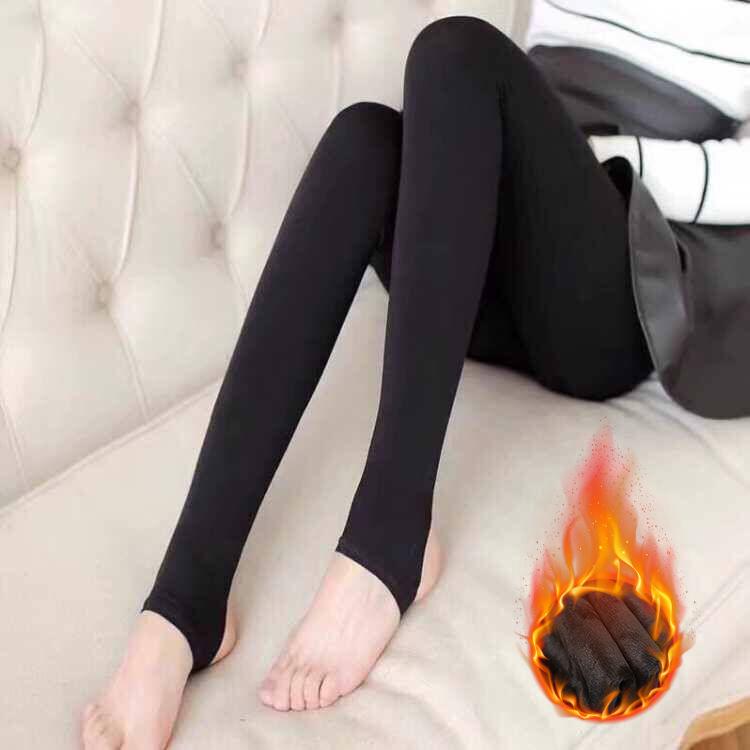 Women's Fleece-Lined Nude Pantyhose: Imitation Nylon, Autumn/Winter Warm Leggings